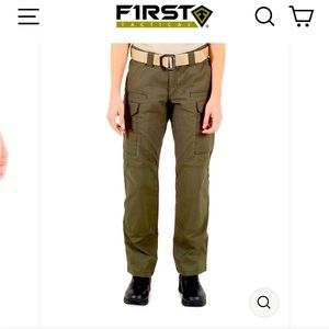 Women’s First Tactical V2 OD Green TDU pants 6/Regular- NWOT